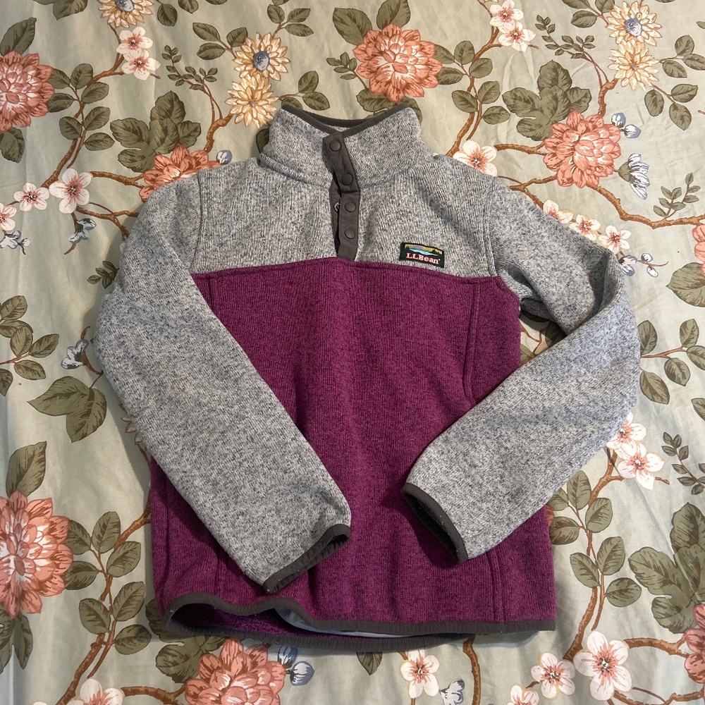 Girls LLBean pullover size S/8